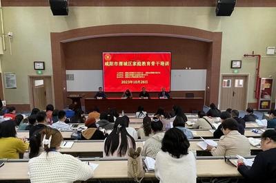 渭城区妇联举办家庭教育骨干能力建设培训班，为家庭教育赋能